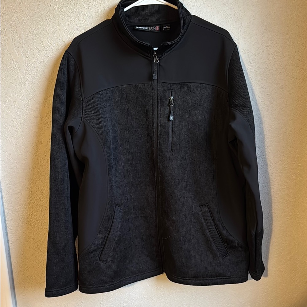 Swiss Tech. Black Full-Zip Jacket - image 1
